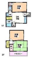 東京都国立市中1(一戸建)の賃貸物件の間取り