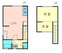 広島県安芸高田市吉田町吉田(一戸建)の賃貸物件の間取り