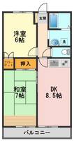 東京都葛飾区東金町5(アパート)の賃貸物件の間取り