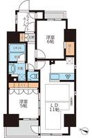 東京都文京区本駒込3(マンション)の賃貸物件の間取り