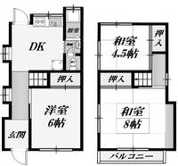 兵庫県神戸市垂水区五色山2(一戸建)の賃貸物件の間取り