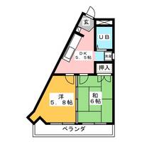 松田屋ハイツの間取り