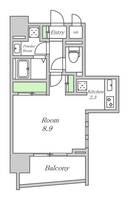 大阪府大阪市西区京町堀1(マンション)の賃貸物件の間取り