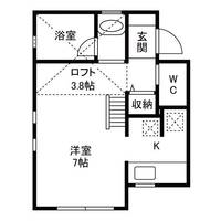 埼玉県川口市芝4(アパート)の賃貸物件の間取り