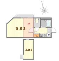 東京都荒川区西尾久5(アパート)の賃貸物件の間取り