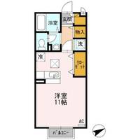 広島県福山市川口町2(アパート)の賃貸物件の間取り
