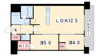 京都府京都市下京区本覚寺前町(マンション)の賃貸物件の間取り