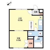 αNEXT東札幌第2の間取り