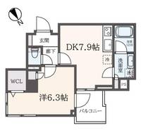 神奈川県川崎市多摩区登戸(マンション)の賃貸物件の間取り