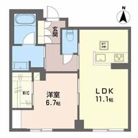 ベレオガーデンズ上中野の間取り