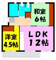 武里団地5街区19号棟の間取り