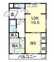 物件の間取り画像