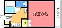 大阪府高槻市東五百住町1(マンション)の賃貸物件の間取り