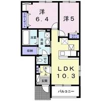 スプリングス・Aの間取り