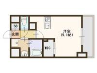 大阪府大阪市住之江区安立1(マンション)の賃貸物件の間取り