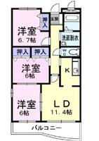 物件の間取り画像
