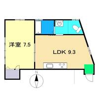 カーサブライト山手の間取り