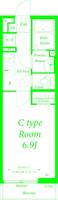 神奈川県横浜市栄区長尾台町(アパート)の賃貸物件の間取り