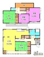 埼玉県狭山市柏原(一戸建)の賃貸物件の間取り