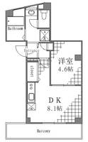 東京都台東区東浅草2(マンション)の賃貸物件の間取り