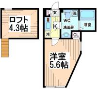 神奈川県川崎市多摩区西生田3(アパート)の賃貸物件の間取り