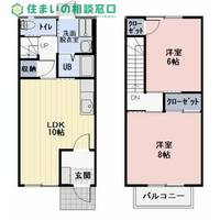 愛知県岡崎市東大友町字位式(一戸建)の賃貸物件の間取り