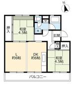 UR緑苑東の間取り