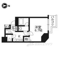 アスヴェル京都西京極の間取り