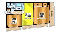 東京都中野区南台2(マンション)の賃貸物件の間取り