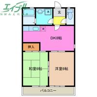 アールコートNAOの間取り