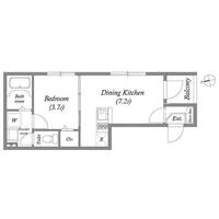 大阪府大阪市旭区新森7(アパート)の賃貸物件の間取り
