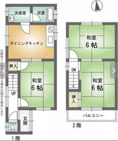 岐阜県岐阜市細畑3(一戸建)の賃貸物件の間取り