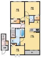 物件の間取り画像