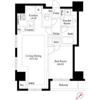 グランスイート銀座レスティモナークの間取り