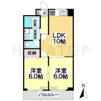愛知県名古屋市瑞穂区船原町1(マンション)の賃貸物件の間取り