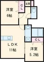 物件の間取り画像