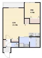 岡山県倉敷市羽島(アパート)の賃貸物件の間取り