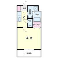 静岡県浜松市中央区植松町(マンション)の賃貸物件の間取り