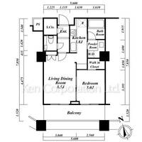 パークコート麻布十番ザ・タワーの間取り