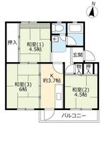 物件の間取り画像