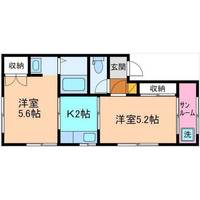 クラージュの間取り