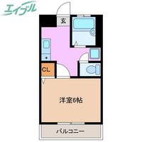 山崎マンションの間取り
