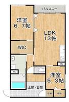 物件の間取り画像