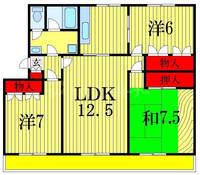 Fujisakiハイムの間取り