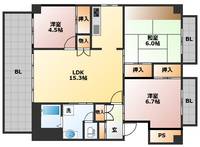 物件の間取り画像