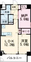 グランジュテIIの間取り