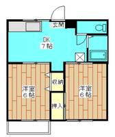 石井ハイツBの間取り