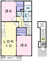 高知県高知市大津乙(アパート)の賃貸物件の間取り
