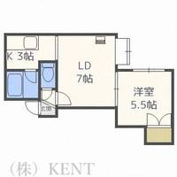 ルシーダ西野の間取り