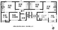 富山県南砺市八塚(一戸建)の賃貸物件の間取り